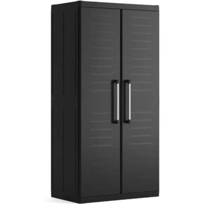 Armoire Detroit XL Keter - Étagères réglables, Verrouillable, Plastique - Publicité Armoire Detroit XL Keter - Étagères réglables, Verrouillable, Plastique - Publicité