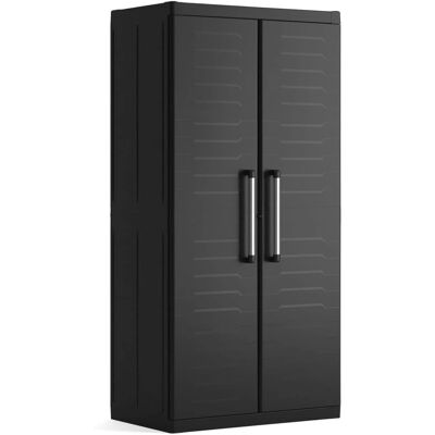 Armadio di stoccaggio Detroit XL - Nero per garage Armadio di stoccaggio Detroit XL - Nero per garage