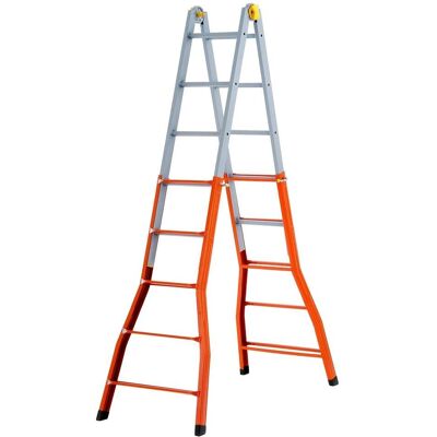 Scala telescopica multifunzione Gierre - 5+5 gradini - Max 4,81m Scala telescopica multifunzione Gierre - 5+5 gradini - Max 4,81m