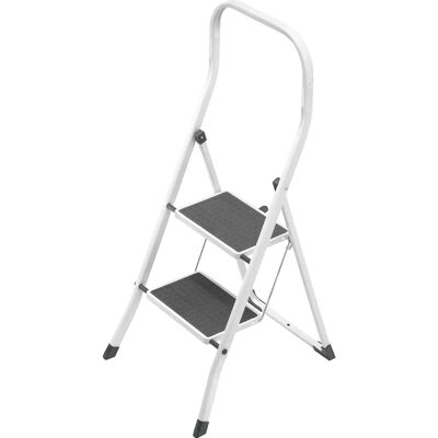 Escalera plegable de acero GIERRE B0200 - 2-3 peldaños - Soporta 150 Kg Escalera plegable de acero GIERRE B0200 - 2-3 peldaños - Soporta 150 Kg