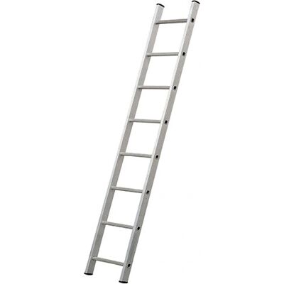 GIERRE Escalera de aluminio simple - 8 peldaños, 227cm - EN131 GIERRE Escalera de aluminio simple - 8 peldaños, 227cm - EN131