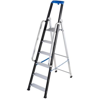 Escalera Gierre AL755 - Escalera de aluminio de 6 peldaños Escalera Gierre AL755 - Escalera de aluminio de 6 peldaños