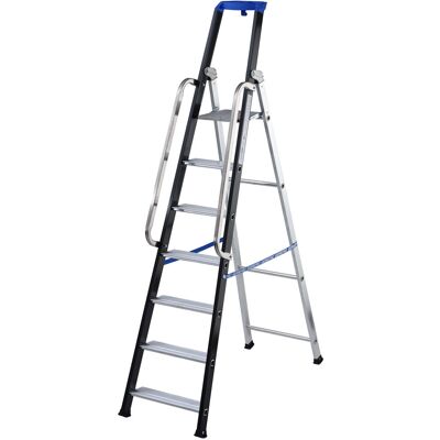 GIERRE AL756 - Échelle en aluminium - 7 marches - Stabila Pro - Publicité GIERRE AL756 - Échelle en aluminium - 7 marches - Stabila Pro - Publicité