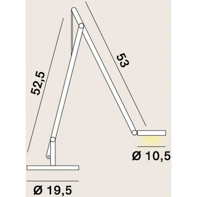 Rotaliana String T1 Lampe de Bureau Noire - Réglable, Design Moderne - Publicité Rotaliana String T1 Lampe de Bureau Noire - Réglable, Design Moderne - Publicité