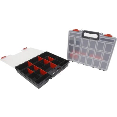 Contenitore NBRAND 38x33x6 cm con 16 scomparti e maniglia Contenitore NBRAND 38x33x6 cm con 16 scomparti e maniglia