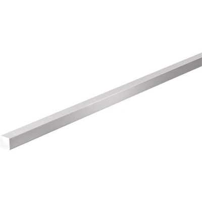 Bricoman Aluminium-Quadratprofil 10x10mm 1m Silber - Profil Bricoman Aluminium-Quadratprofil 10x10mm 1m Silber - Profil