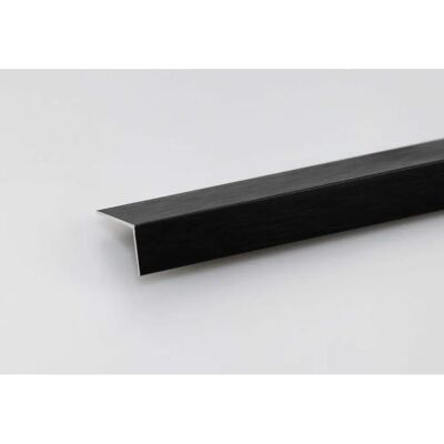 Bricoman Profilo Angolare Alluminio 30x30x1 mm 2M Nero Bricoman Profilo Angolare Alluminio 30x30x1 mm 2M Nero