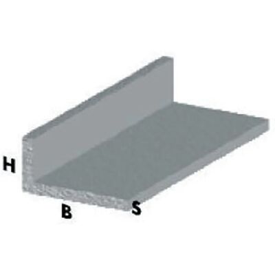 Profilo in alluminio Arcansas - 15x10x1 mm, 2m, Argento - Profilo Profilo in alluminio Arcansas - 15x10x1 mm, 2m, Argento - Profilo