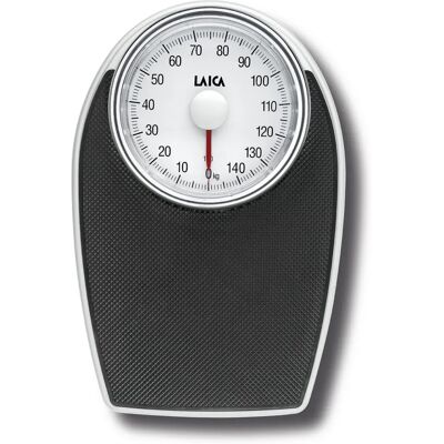 Laica PS2024 Mechanische Personenweegschaal - 150kg, Zwart & Wit Laica PS2024 Mechanische Personenweegschaal - 150kg, Zwart & Wit