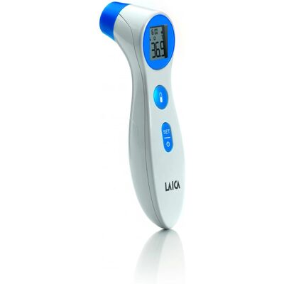 Laica TH1000 Digital Infrarot Stirnthermometer - Thermometer, Blau, Weiß Laica TH1000 Digital Infrarot Stirnthermometer - Thermometer, Blau, Weiß