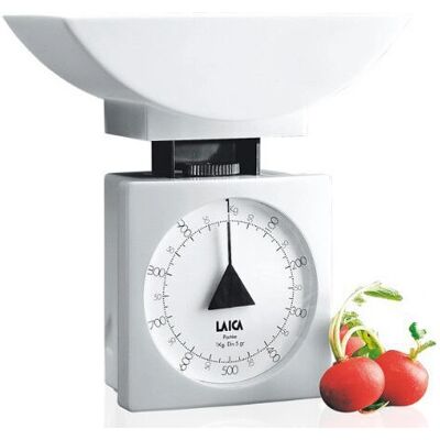 Laica KS711 - Weiß - Mechanische Küchenskala Laica KS711 - Weiß - Mechanische Küchenskala