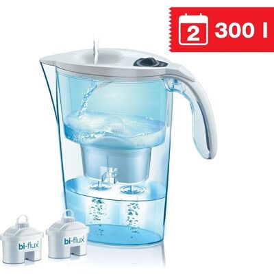 Jarrón filtrador de agua Laica - 2,3L, 1,2L Filtro - Blanco Jarrón filtrador de agua Laica - 2,3L, 1,2L Filtro - Blanco