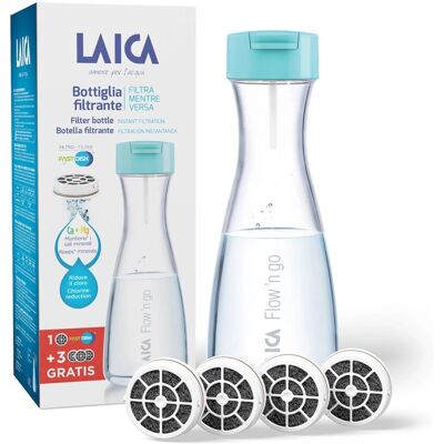 Laica Flow n'go - Botella de filtración de agua Laica Flow n'go - Botella de filtración de agua