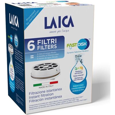 Laica Fast Disk - Cartucho de filtro de agua Laica Fast Disk - Cartucho de filtro de agua