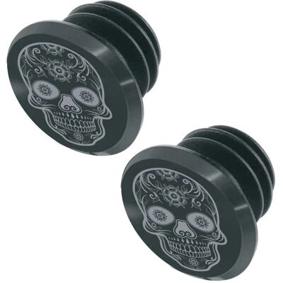 Gist Lenkerstopfen - Skull Design - MTB & Rennrad - 2er Pack Gist Lenkerstopfen - Skull Design - MTB & Rennrad - 2er Pack