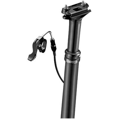 Switch Selle Dropper Argentée Réglable - Composant de Vélo - Publicité Switch Selle Dropper Argentée Réglable - Composant de Vélo - Publicité