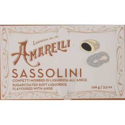 Amarelli Sassolini Liquirizia - Anice Aromatizzato - 100g Amarelli Sassolini Liquirizia - Anice Aromatizzato - 100g
