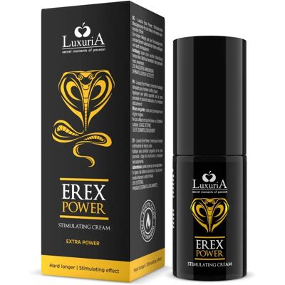 Crema Luxuria Erex Power - Migliora l'Erezione 30ml Crema Luxuria Erex Power - Migliora l'Erezione 30ml