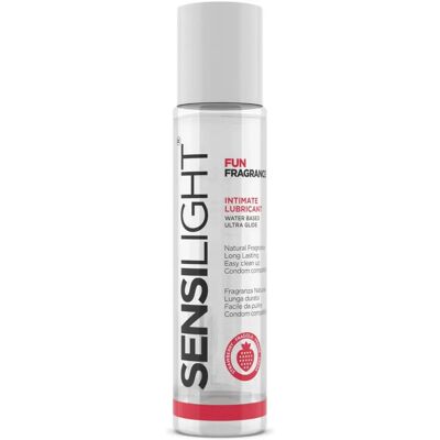 Lubricante de agua Sensilight Fresa - Aromatizado, 60ml Lubricante de agua Sensilight Fresa - Aromatizado, 60ml