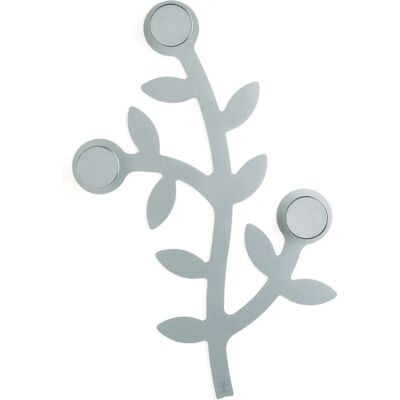 Foppapedretti Appendialbero väggkrokar - 3 krokar - Silver Foppapedretti Appendialbero väggkrokar - 3 krokar - Silver