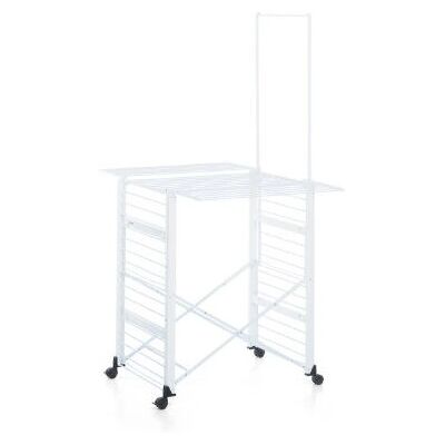 Tendedero plegable SuperGulliver de Foppapedretti - Aluminio, Negro, Blanco Tendedero plegable SuperGulliver de Foppapedretti - Aluminio, Negro, Blanco