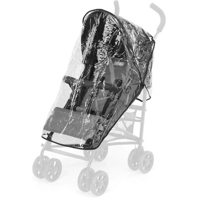 Foppapedretti Housse de pluie pour poussette - Transparent/noir Foppapedretti Housse de pluie pour poussette - Transparent/noir