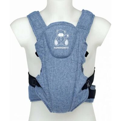 Foppapedretti Marsupi8 Babydrager - Baby Carrier, Blauw, Verstelbaar, Comfortabel Foppapedretti Marsupi8 Babydrager - Baby Carrier, Blauw, Verstelbaar, Comfortabel