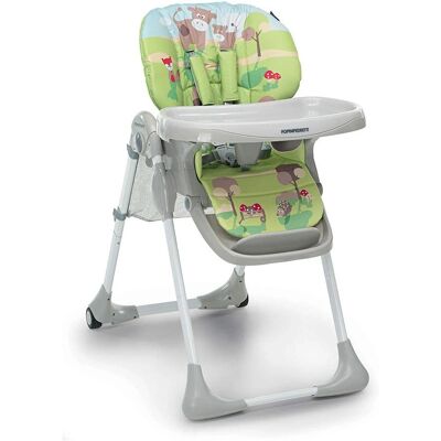 Chaise haute bébé Foppapedretti - Couleur Farm - Réglable et Inclinaison Chaise haute bébé Foppapedretti - Couleur Farm - Réglable et Inclinaison