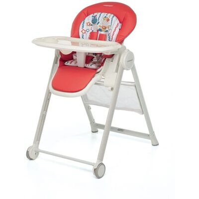 Chaise haute Foppapedretti - Réglable en plusieurs positions - Rouge - Produits pour bébé Chaise haute Foppapedretti - Réglable en plusieurs positions - Rouge - Produits pour bébé