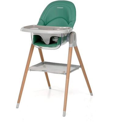 Foppapedretti Baby Hochstuhl - Reclinierbar, Verstellbar, 2-in-1 - Grün Foppapedretti Baby Hochstuhl - Reclinierbar, Verstellbar, 2-in-1 - Grün