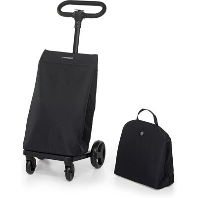 Foppapedretti GO GO Schwarzer Trolley - Faltbar, Wasserdicht, Kompakt Foppapedretti GO GO Schwarzer Trolley - Faltbar, Wasserdicht, Kompakt