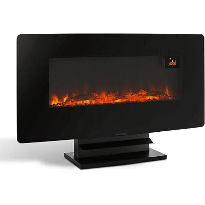Camino elettrico ARGO WAVE - Ceramico, 1500W, Vetro temperato Camino elettrico ARGO WAVE - Ceramico, 1500W, Vetro temperato