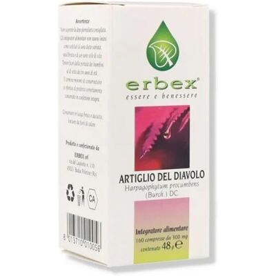 Erbex Artiglio del Diavolo 160 Capsule - Integratore Alimentare Erbex Artiglio del Diavolo 160 Capsule - Integratore Alimentare