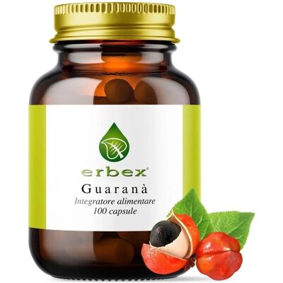 Erbex Guaranà 100 Capsule - Energia e Benessere Naturale Erbex Guaranà 100 Capsule - Energia e Benessere Naturale