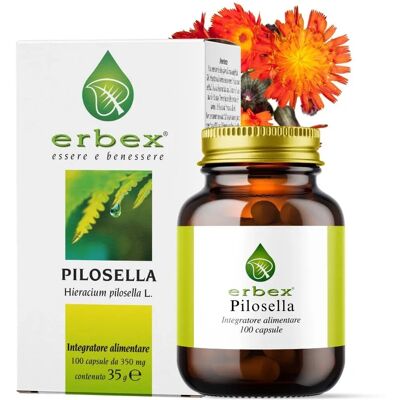 Erbex Pilosella 350mg - Integratore Alimentare - 100 Capsule Erbex Pilosella 350mg - Integratore Alimentare - 100 Capsule