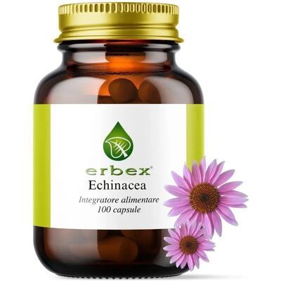 Erbex Echinacea 350mg - Integratore alimentare Erbex Echinacea 350mg - Integratore alimentare