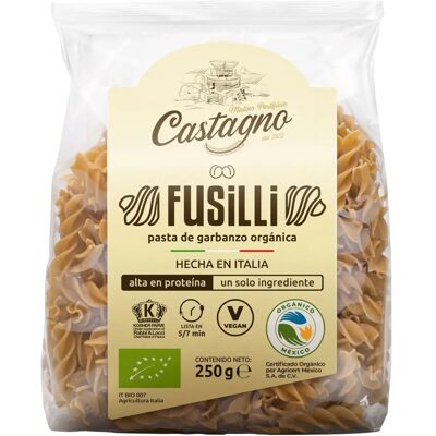 Espirales de garbanzos bio de Castagno - Pasta - Vegano Espirales de garbanzos bio de Castagno - Pasta - Vegano
