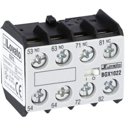 Lovato - BF 11BGX1022 - 4P 690V - 2NO+2NC - Contatto ausiliario Lovato - BF 11BGX1022 - 4P 690V - 2NO+2NC - Contatto ausiliario