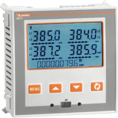Lovato DMG600 - Multimètre LCD extensible - 100-440VAC/120-250VDC - Publicité Lovato DMG600 - Multimètre LCD extensible - 100-440VAC/120-250VDC - Publicité
