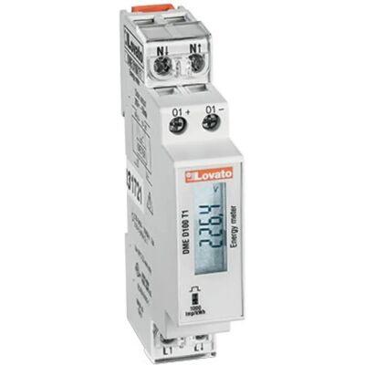 Contatore energia Lovato 40A LCD DIN Contatore energia Lovato 40A LCD DIN
