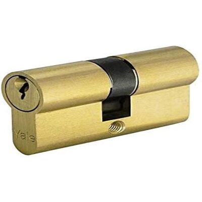 Yale Y210KD2731D1000 Cilindro di sicurezza in ottone - 27/31 mm - 3 chiavi Yale Y210KD2731D1000 Cilindro di sicurezza in ottone - 27/31 mm - 3 chiavi