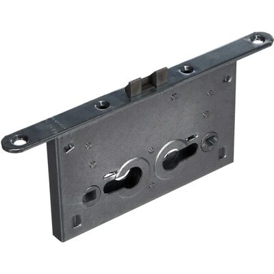 Serrure réversible en acier pour porte coupe-feu - 20mm, finition zinc - Publicité Serrure réversible en acier pour porte coupe-feu - 20mm, finition zinc - Publicité