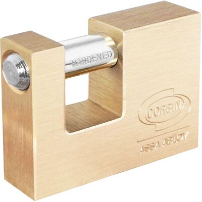 Corbin L.311.90 Candado Rectangular de Latón - Cerradura Corbin L.311.90 Candado Rectangular de Latón - Cerradura