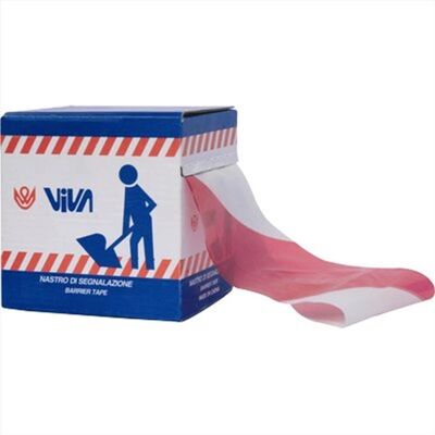 Ruban de Sécurité Viva - 70mm x 200m - Blanc/Rouge - Bande de signalisation Ruban de Sécurité Viva - 70mm x 200m - Blanc/Rouge - Bande de signalisation