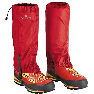 Ferrino Cervino Gaiters - Unisex, Adult, Red, 220g - Gaiters Ferrino Cervino Gaiters - Unisex, Adult, Red, 220g - Gaiters