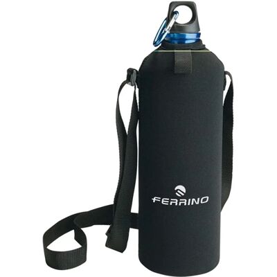 Ferrino Neo Drink 1L Bottle with Shoulder Strap for Trekking and Camping Ferrino Neo Drink 1L Bottle with Shoulder Strap for Trekking and Camping