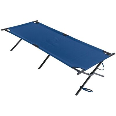 Ferrino Camping Bed Strong XL Blue - Robust, Lightweight, Easy to Transport Ferrino Camping Bed Strong XL Blue - Robust, Lightweight, Easy to Transport