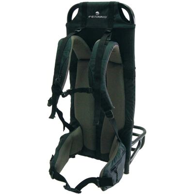 Mochila de Trekking de Aluminio Ferrino - Soporta 75 kg - Verde Negro Mochila de Trekking de Aluminio Ferrino - Soporta 75 kg - Verde Negro