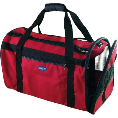 Sac de Voyage Pliable Rouge pour Animaux - 50x30x26cm - Chiens & Chats Sac de Voyage Pliable Rouge pour Animaux - 50x30x26cm - Chiens & Chats