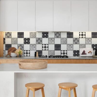 Dekoidea - Piestrelle adesive Effetto Ardesia - 24 pcs - Tiles Dekoidea - Piestrelle adesive Effetto Ardesia - 24 pcs - Tiles